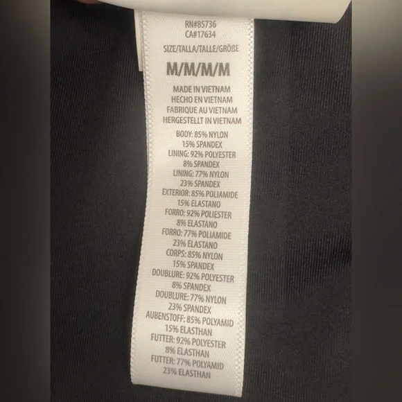 Coco Reef - Soar Ultra-High Black Swim Skort/Tummy Control.     Medium       NWT - Picture 7 of 9